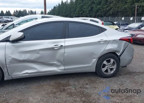2015 Hyundai Elantra Se from USA, damaged, VIN 5NPDH4AEXFH649621